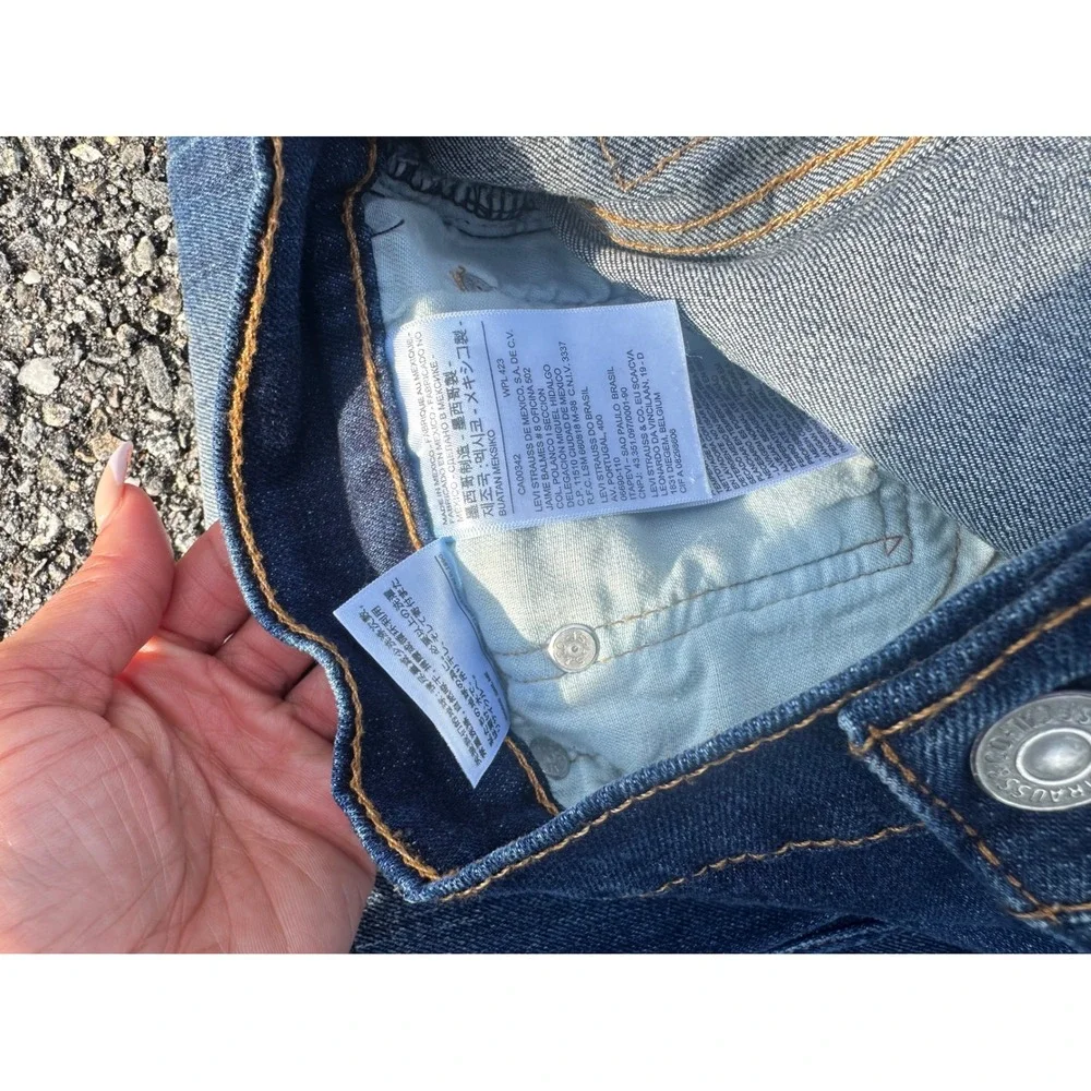 Levis 569 Loose Straight Leg Jeans Mens 34x30 Medium Wash Blue Denim Pants
